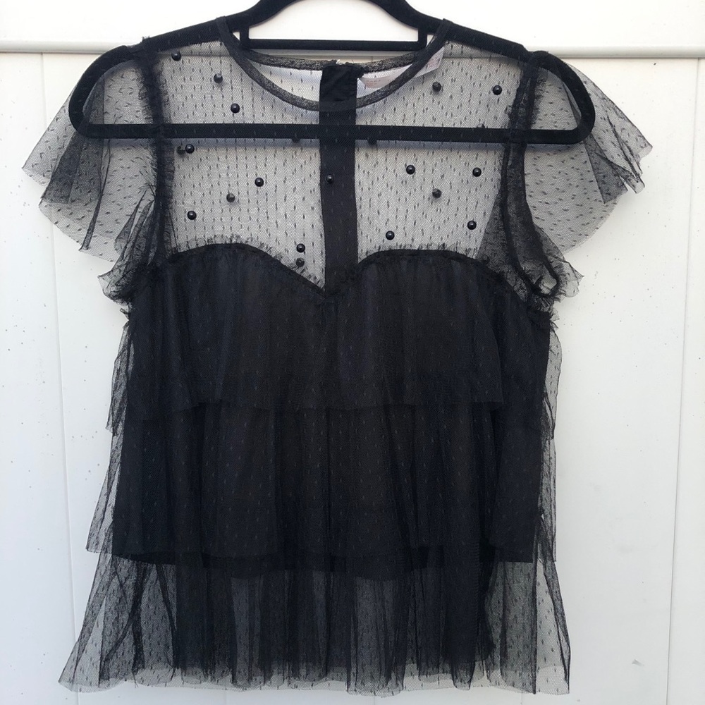 Zara Black Top